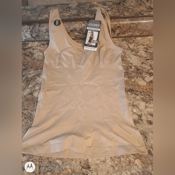 Jockey Accessories - everyday wear. Size extra large slimming tank. Brand new with tags